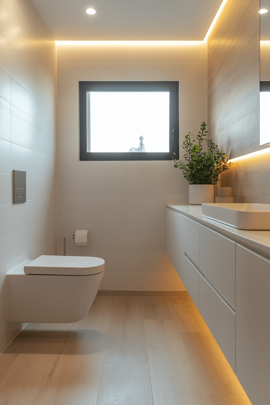 Half Bathroom Ideas That Make Guests Feel Welcome Without Trying Too Hard 22