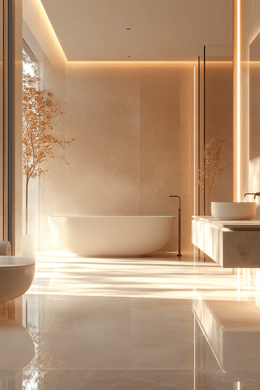Minimalist Bathrooms That Prove Less Can Still Feel Like Enough 22