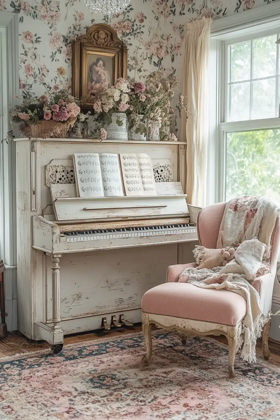 29 Vintage House Interior Ideas That Feel Like a Well-Loved Estate Sale 23