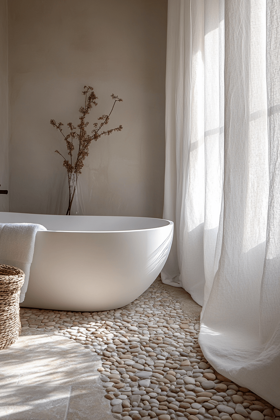 White Bathrooms That Feel Clean Without Feeling Cold 23
