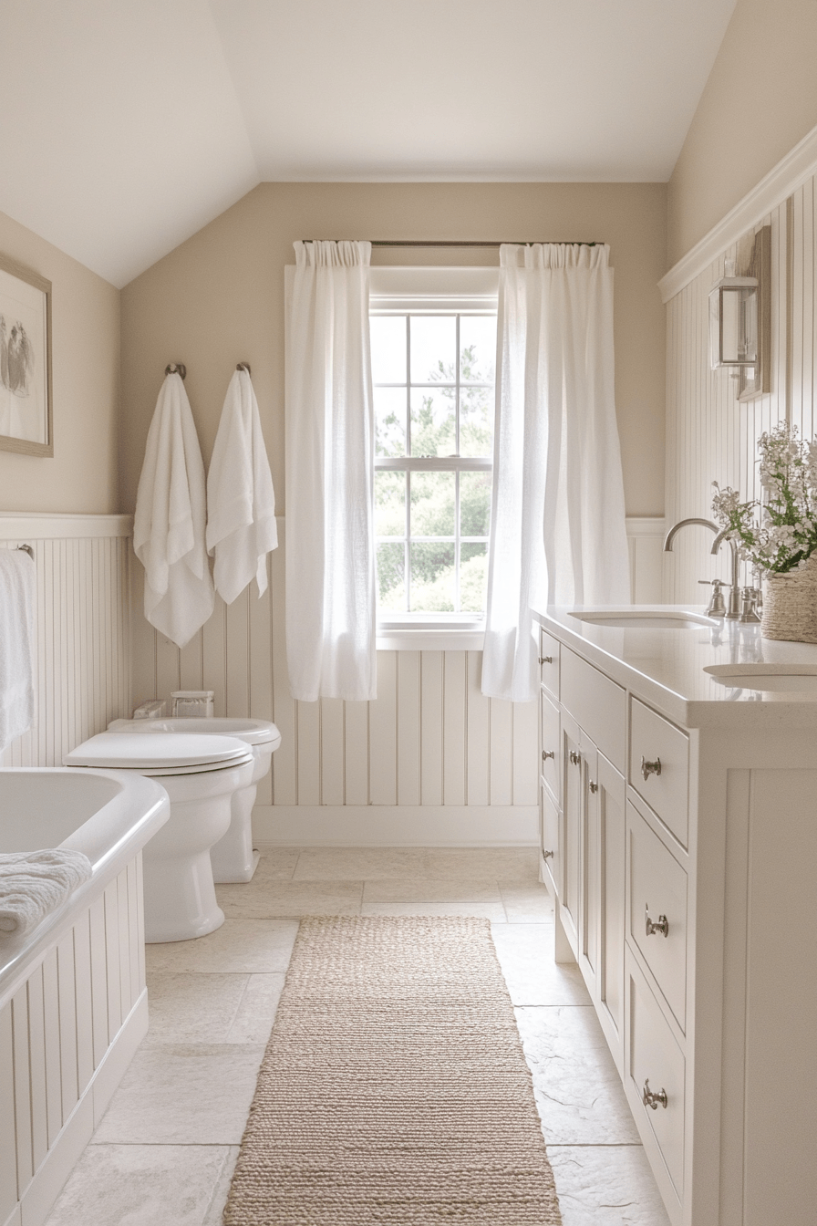 Neutral Bathroom Ideas That Feel Soft Without Being Boring 23