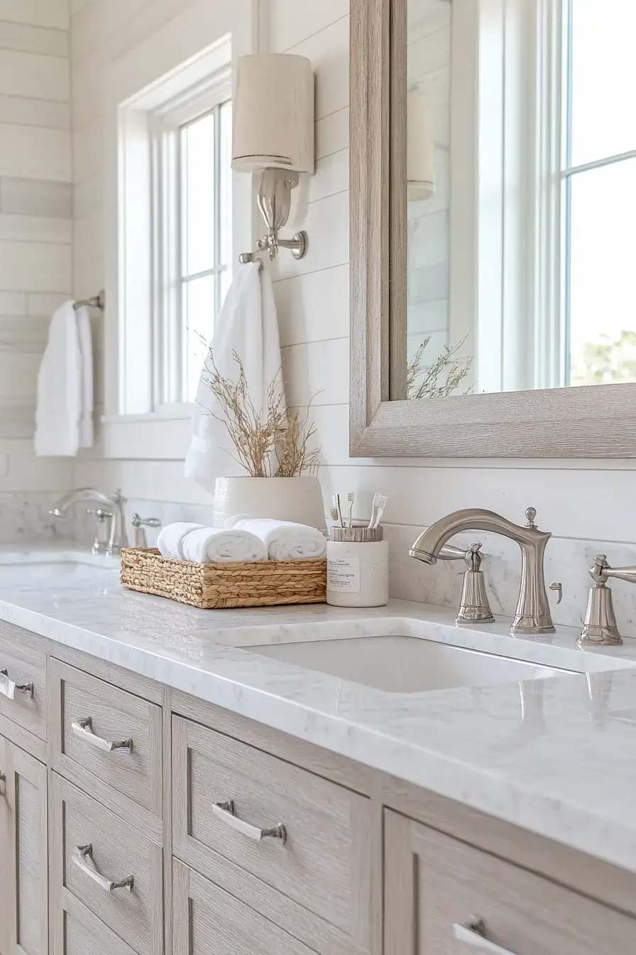 29 Coastal Bathroom Ideas That Smell Like Salt Air 23