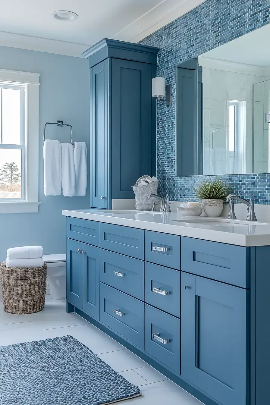29 Coastal Bathroom Ideas That Smell Like Salt Air 24