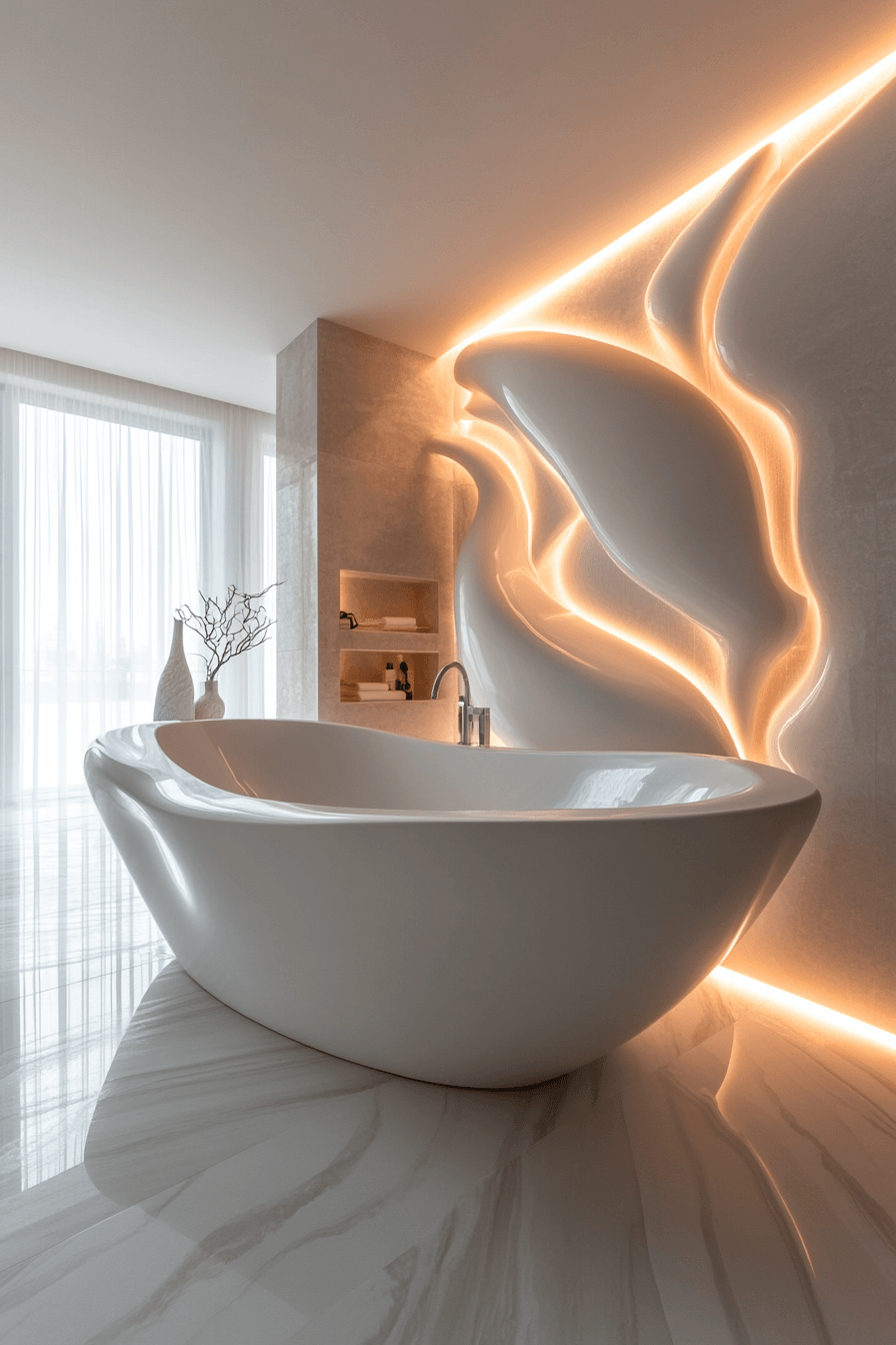 White Bathrooms That Feel Clean Without Feeling Cold 24