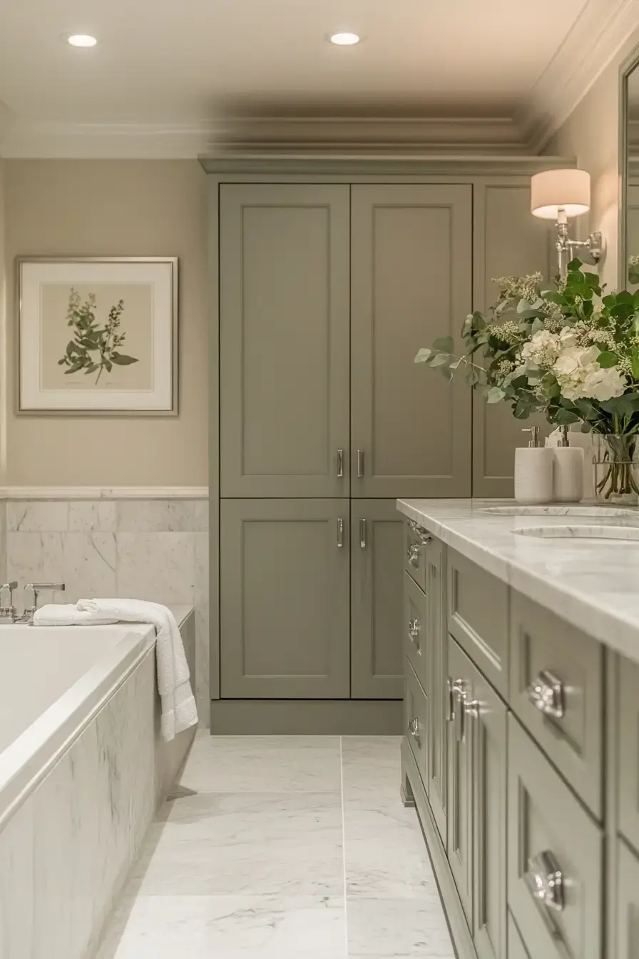 29 Sage Green Bathroom Ideas That Calm the Rush 24