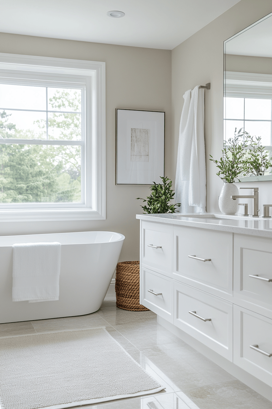 Minimalist Bathrooms That Prove Less Can Still Feel Like Enough 24