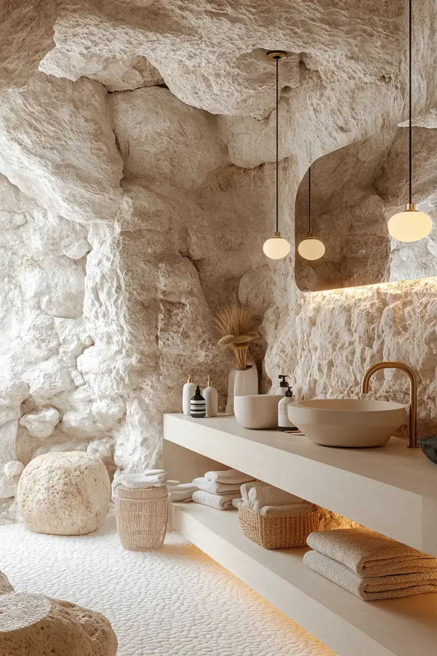 29 Rustic Bathroom Ideas That Feel Like a Cabin Morning 24