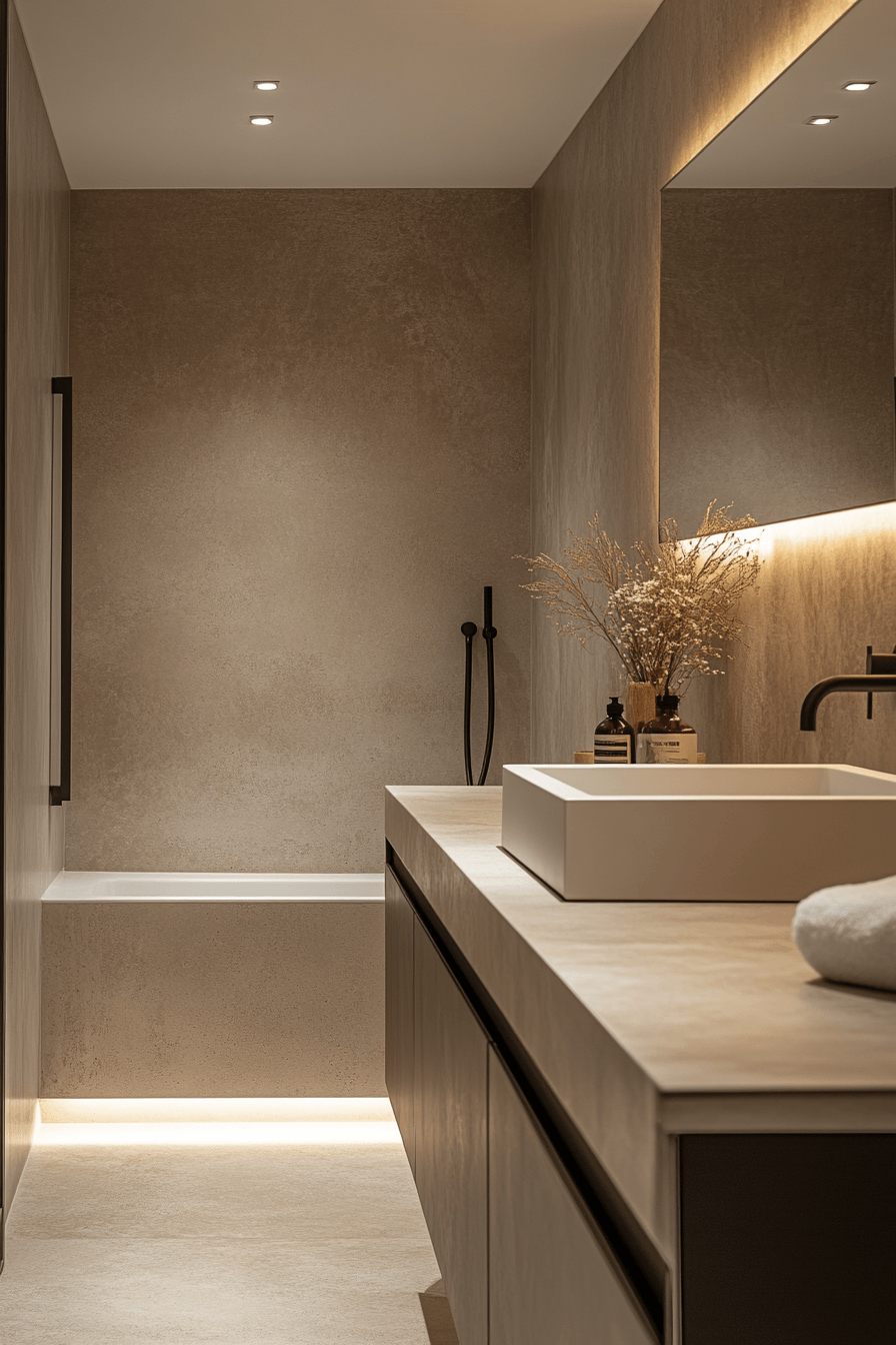 Neutral Bathroom Ideas That Feel Soft Without Being Boring 25