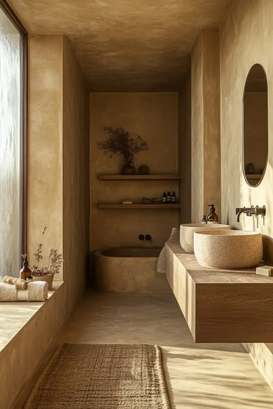 29 Rustic Bathroom Ideas That Feel Like a Cabin Morning 25