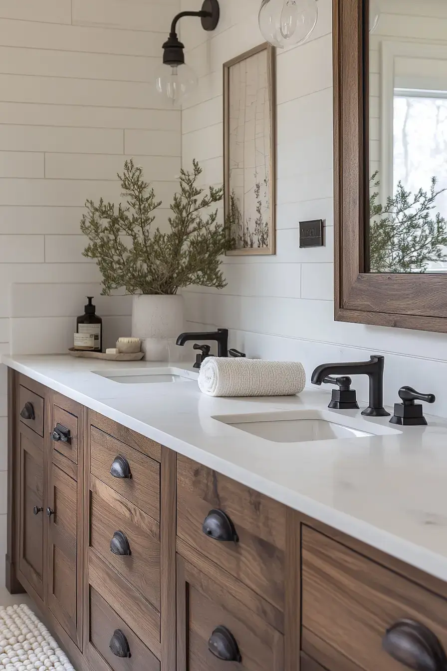 29 Cottage Bathroom Ideas That Slow Down the Morning 26