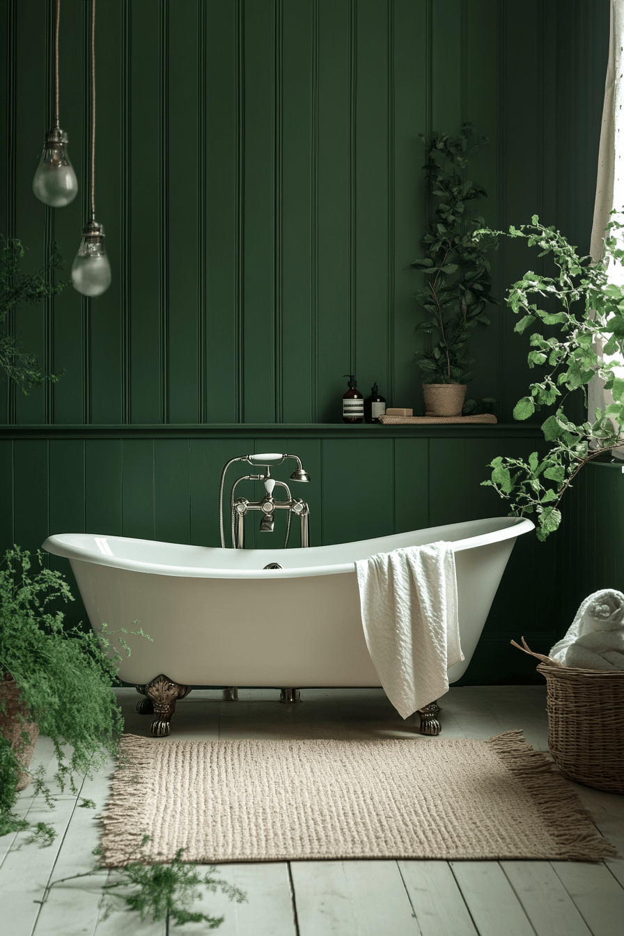Moody Bathrooms That Feel Like a Quiet Corner After a Long Day 26
