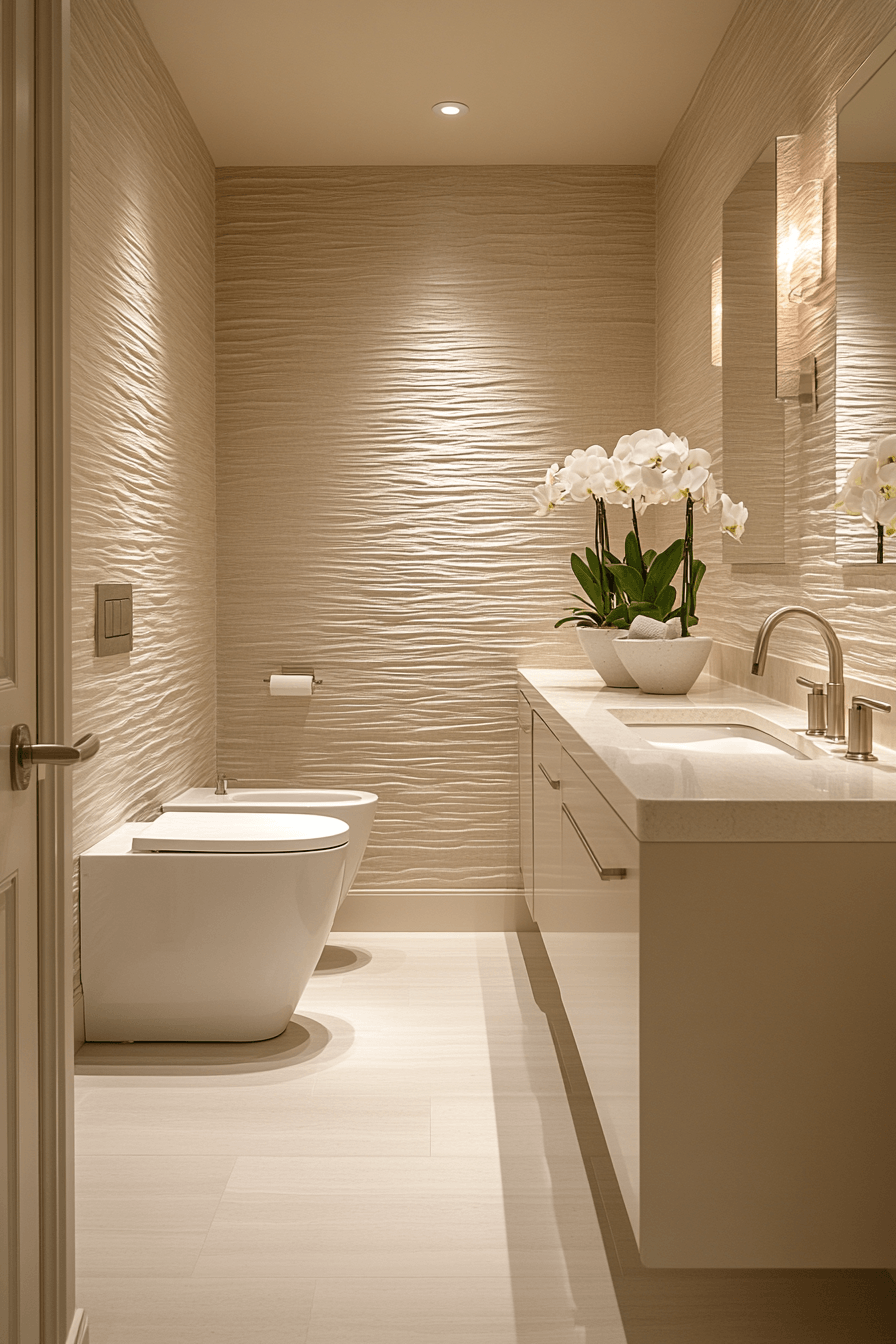 Half Bathroom Ideas That Make Guests Feel Welcome Without Trying Too Hard 26