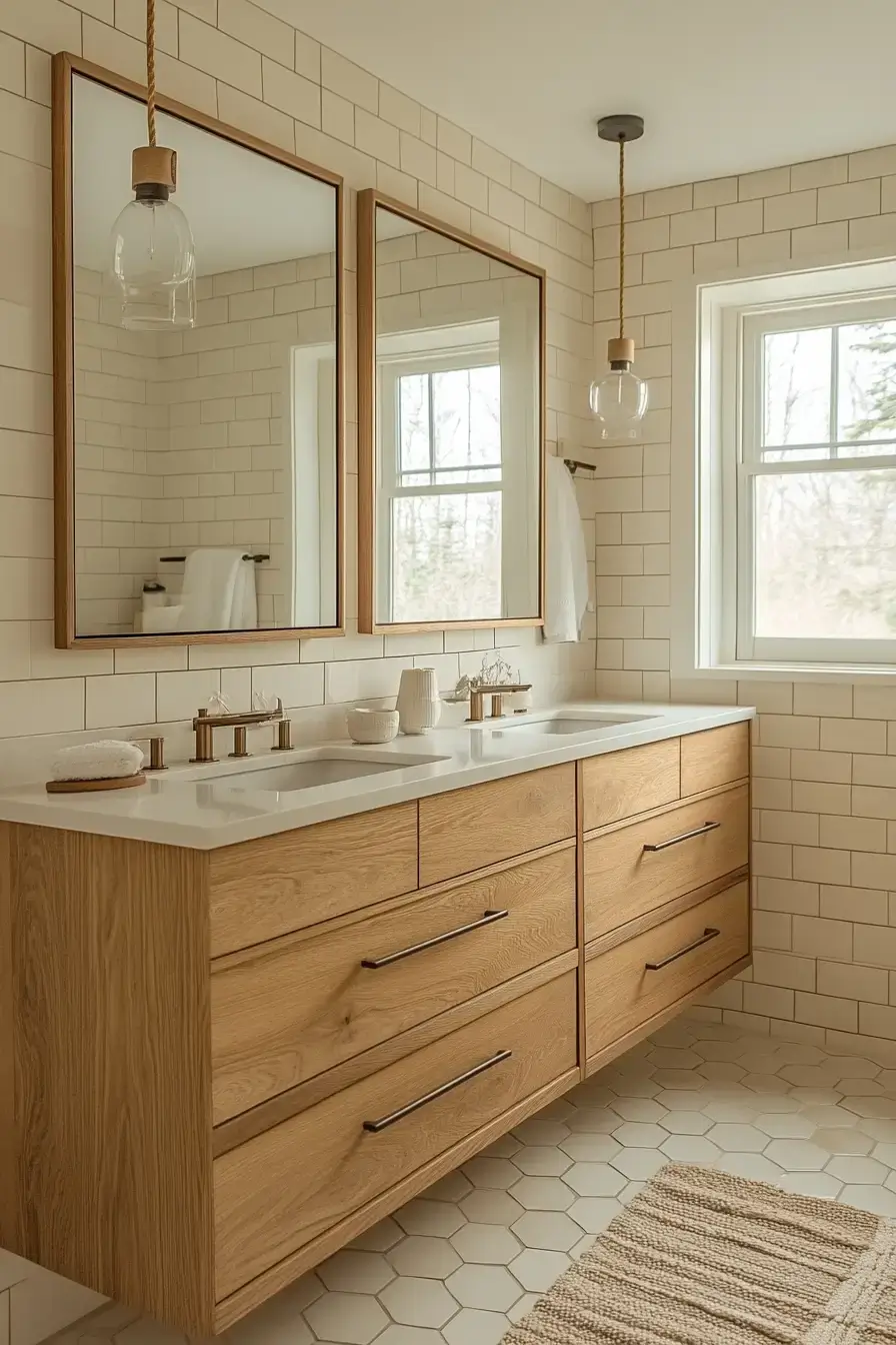 29 Rustic Bathroom Ideas That Feel Like a Cabin Morning 26