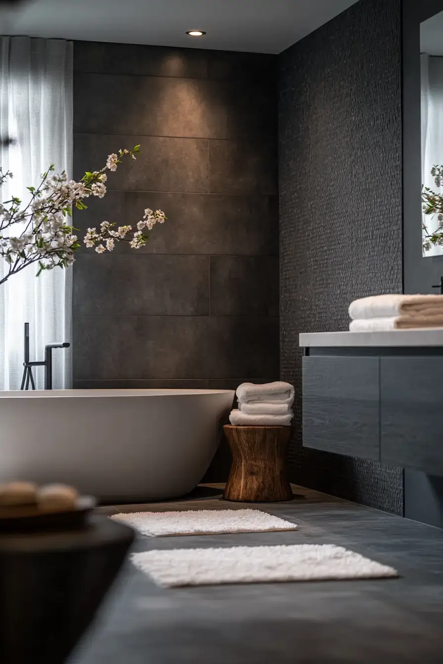 29 Grey Bathroom Ideas That Make the Morning Feel Quieter 26