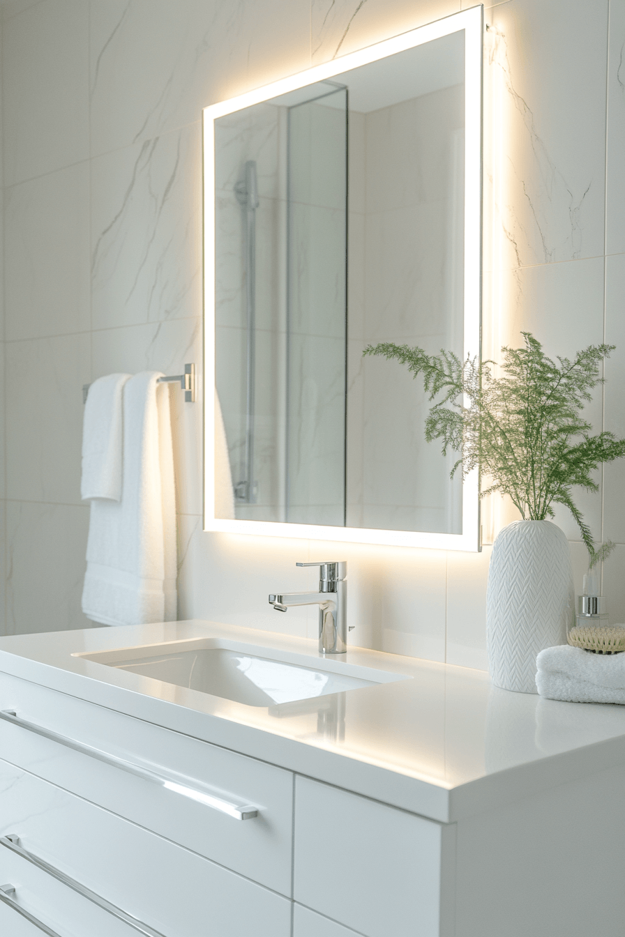White Bathrooms That Feel Clean Without Feeling Cold 26