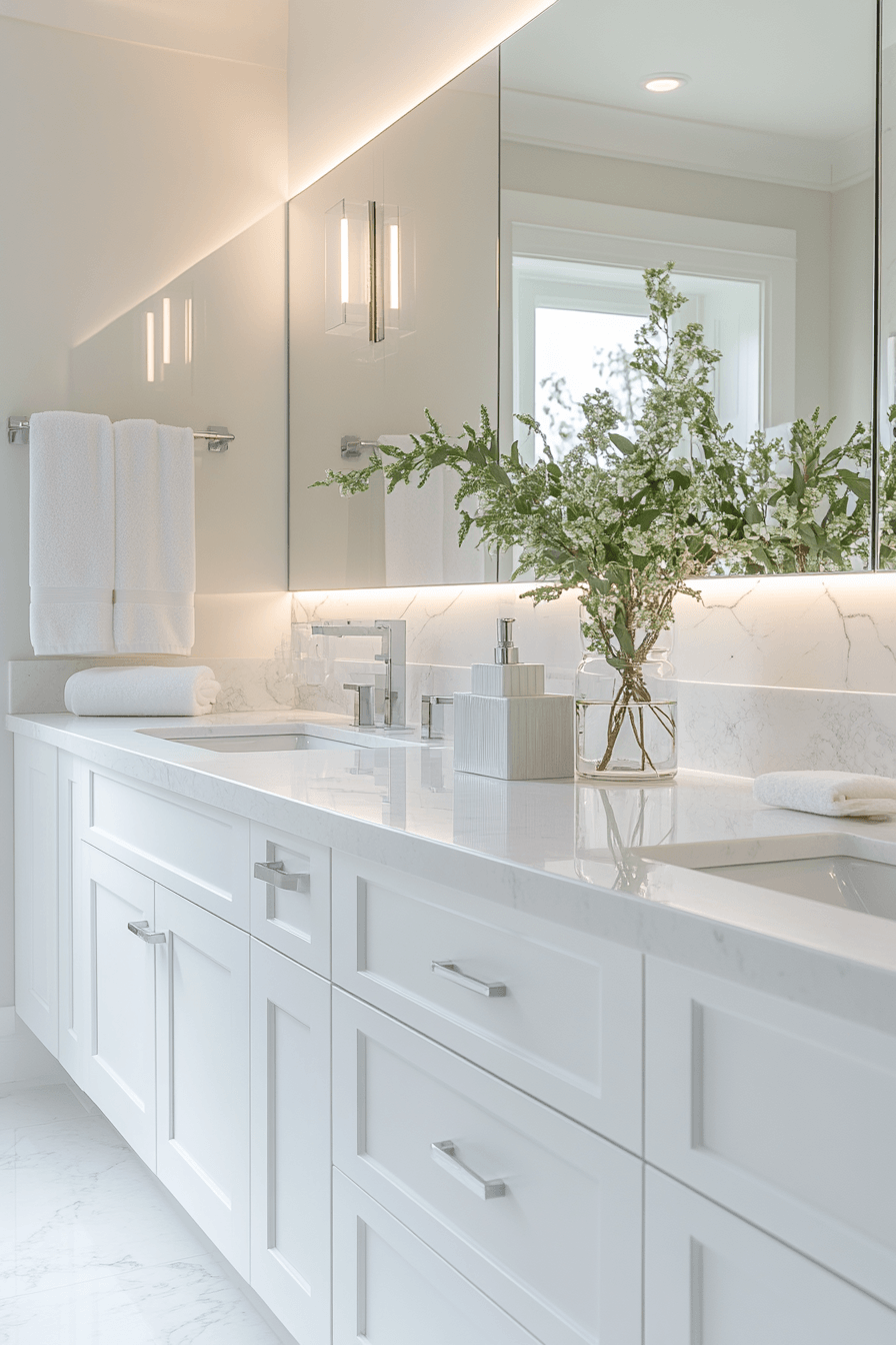 White Bathrooms That Feel Clean Without Feeling Cold 27
