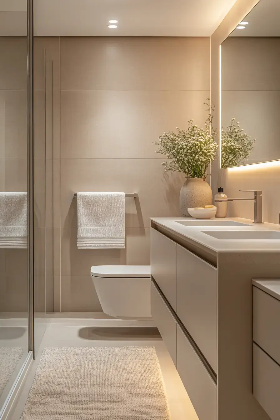 29 Scandinavian Bathroom Ideas That Make Small Spaces Feel Bigger 27