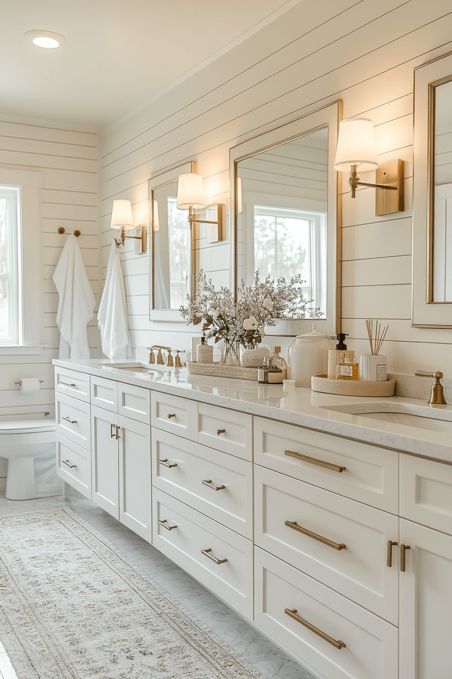 Farmhouse Bathrooms That Balance Rustic With Real Life 27