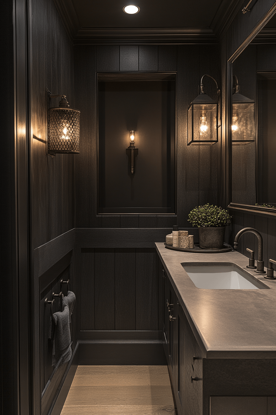Half Bathroom Ideas That Make Guests Feel Welcome Without Trying Too Hard 27