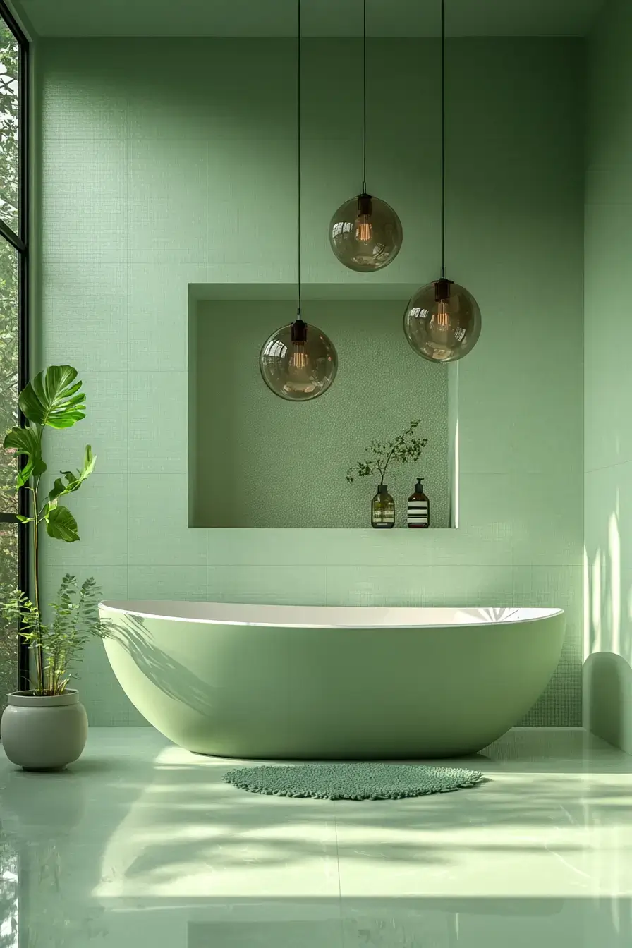 29 Sage Green Bathroom Ideas That Calm the Rush 27