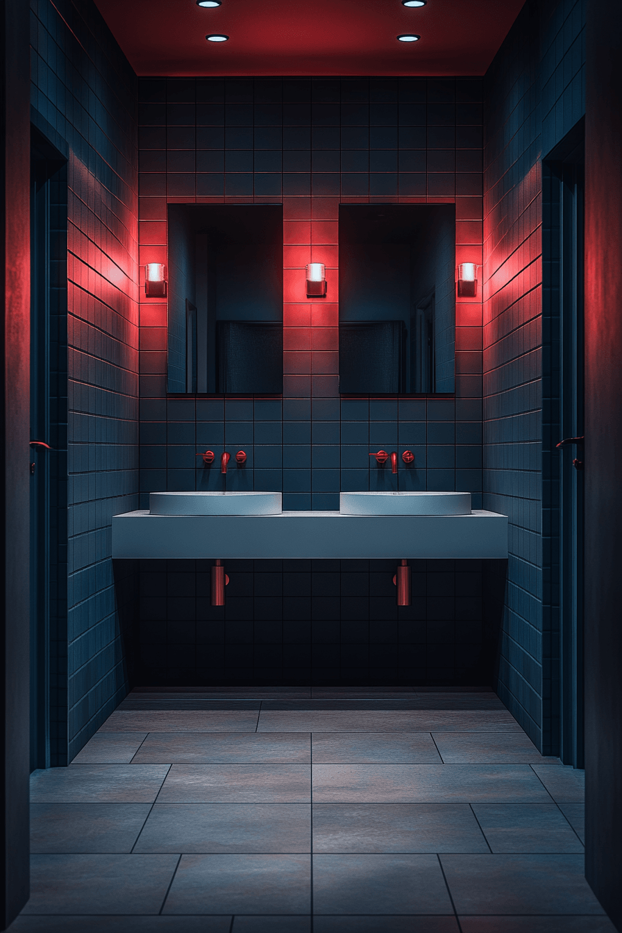 Black and White Bathrooms That Stay Interesting Without Adding Color 27