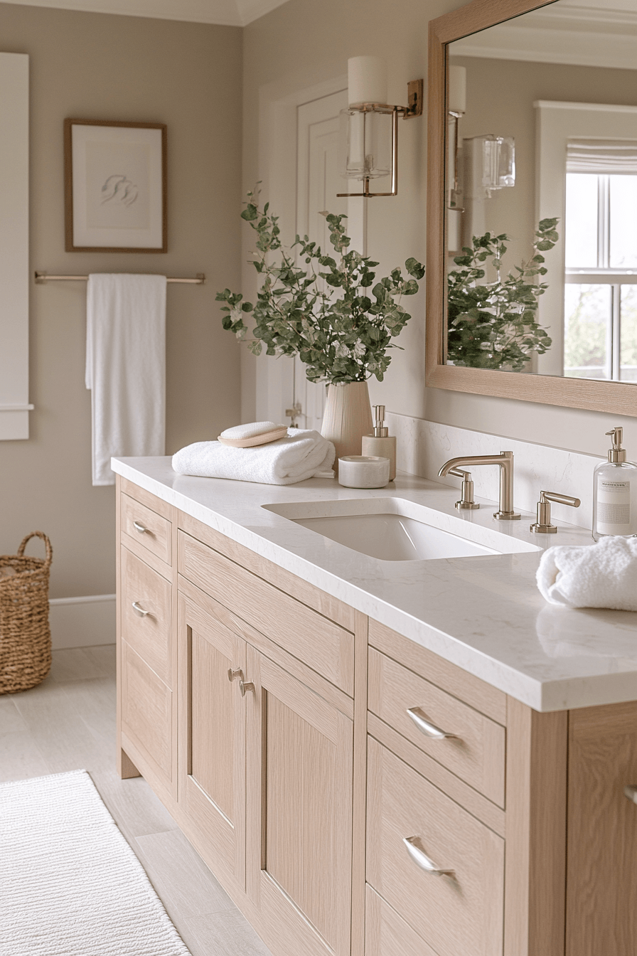 Cozy Bathrooms That Feel Like a Warm Towel Right Out of the Dryer 27