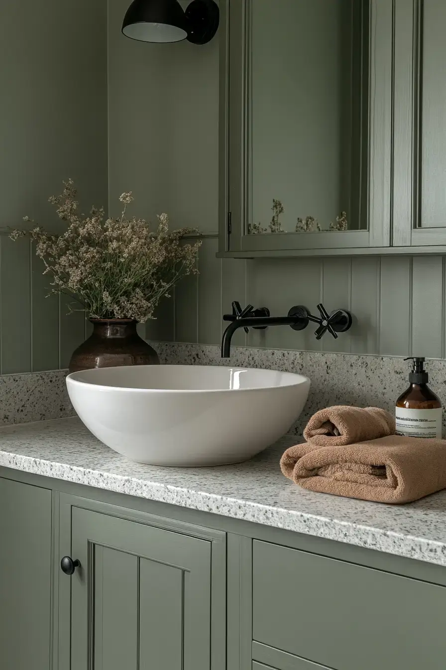29 Sage Green Bathroom Ideas That Calm the Rush 28