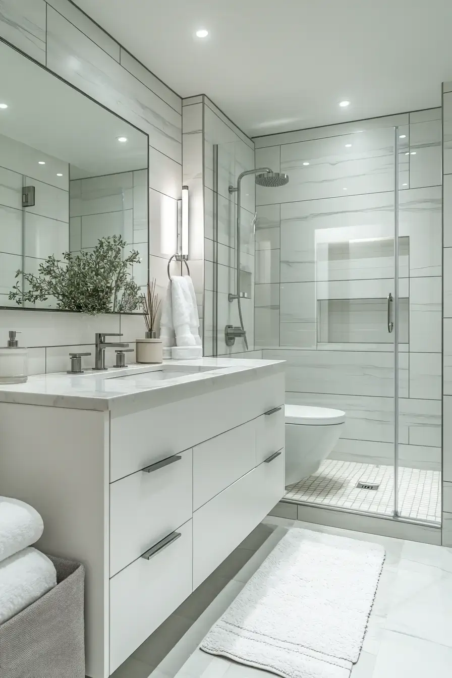 29 Apartment Bathroom Ideas That Work With What You Have 28