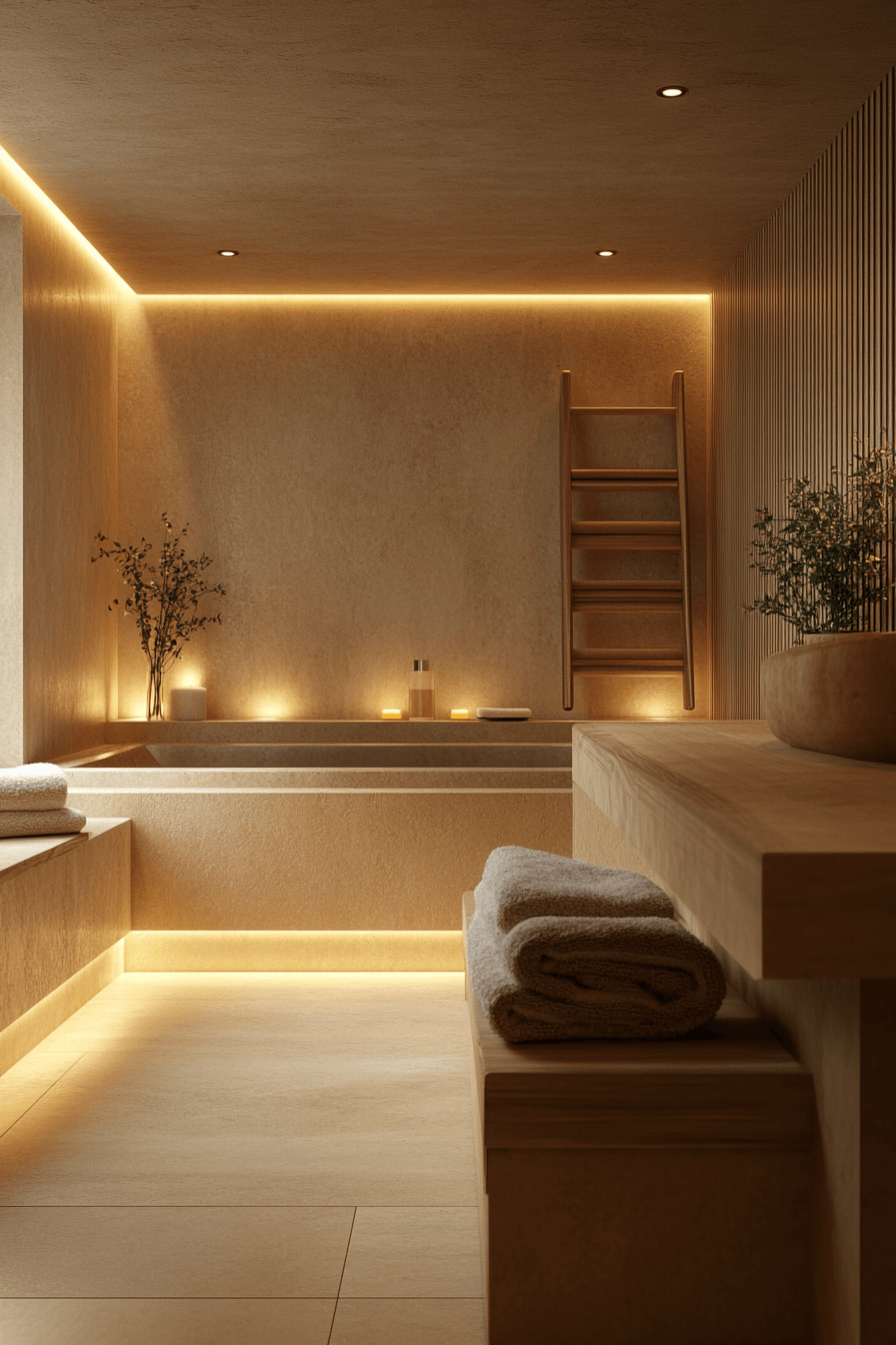 Moody Bathrooms That Feel Like a Quiet Corner After a Long Day 28