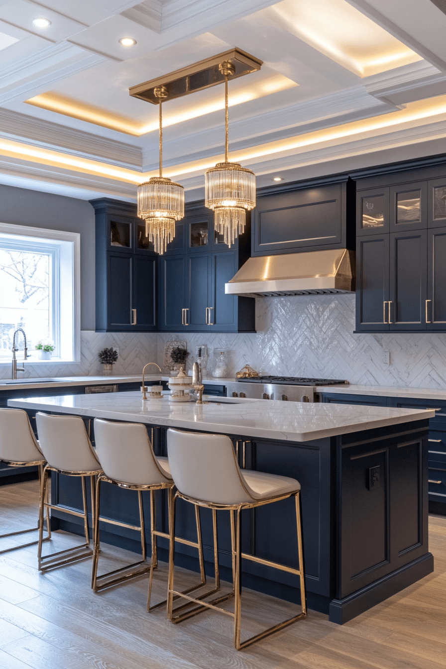 Art Deco Kitchens That Mix Brass Appliances with Real Cooking 29