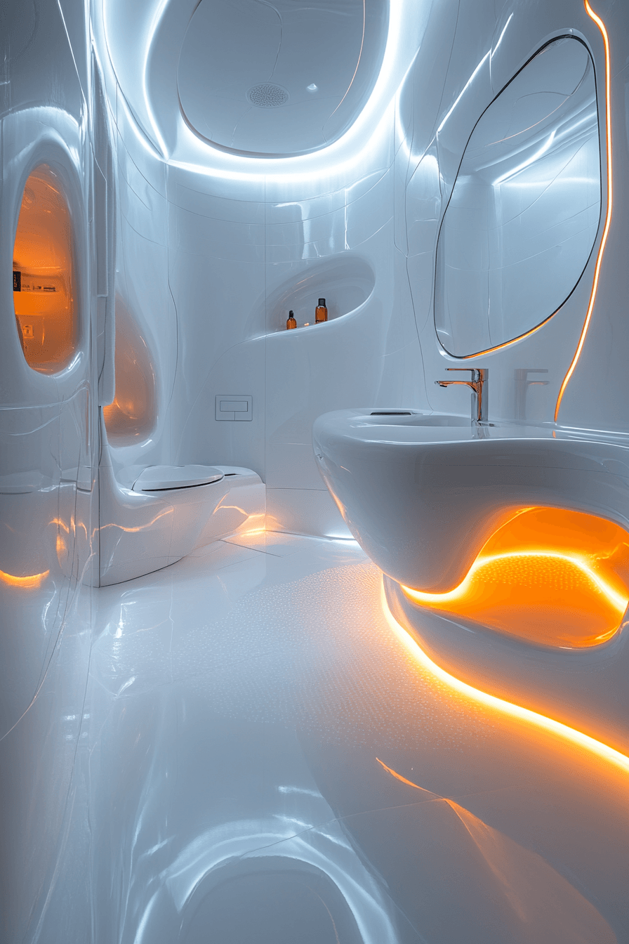 White Bathrooms That Feel Clean Without Feeling Cold 29