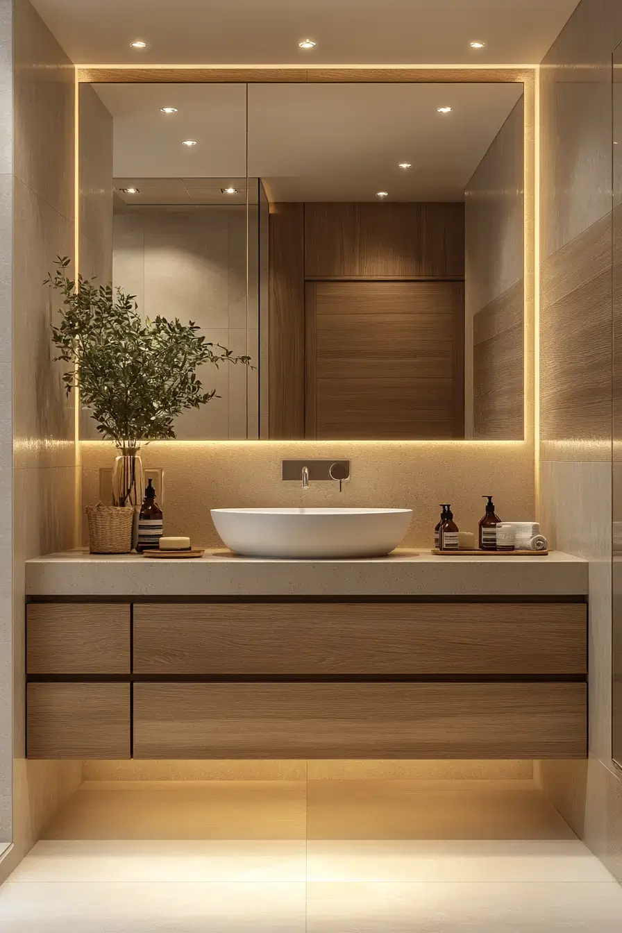 29 Rustic Bathroom Ideas That Feel Like a Cabin Morning 29