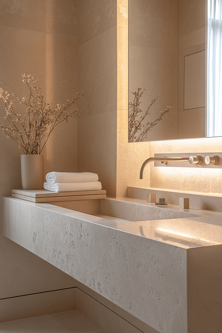 Half Bathroom Ideas That Make Guests Feel Welcome Without Trying Too Hard 29