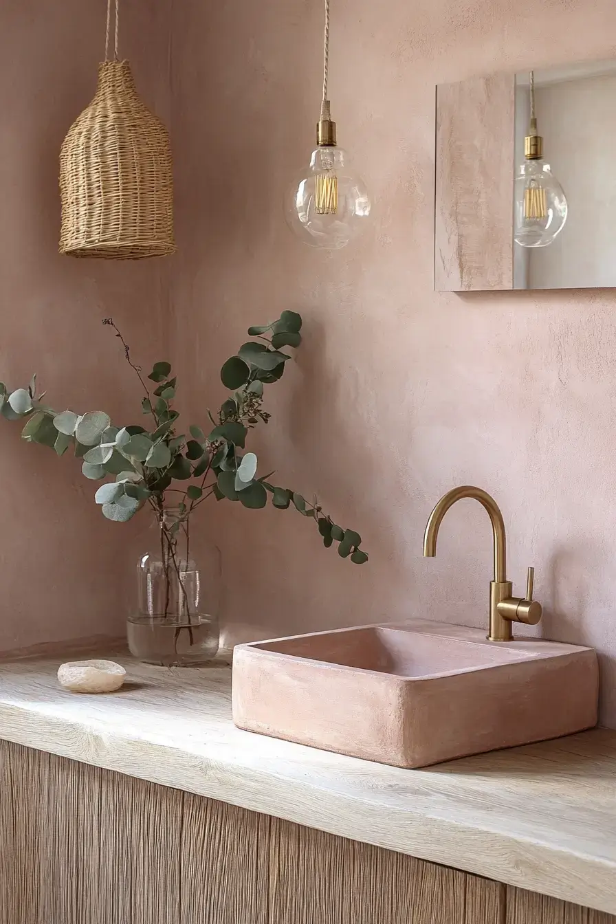 29 Terracotta Bathroom Ideas That Warm Up the Whole House 3