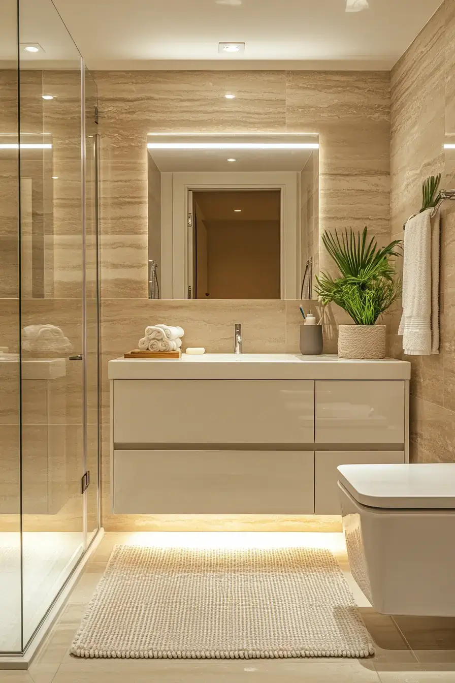 29 Apartment Bathroom Ideas That Work With What You Have 3