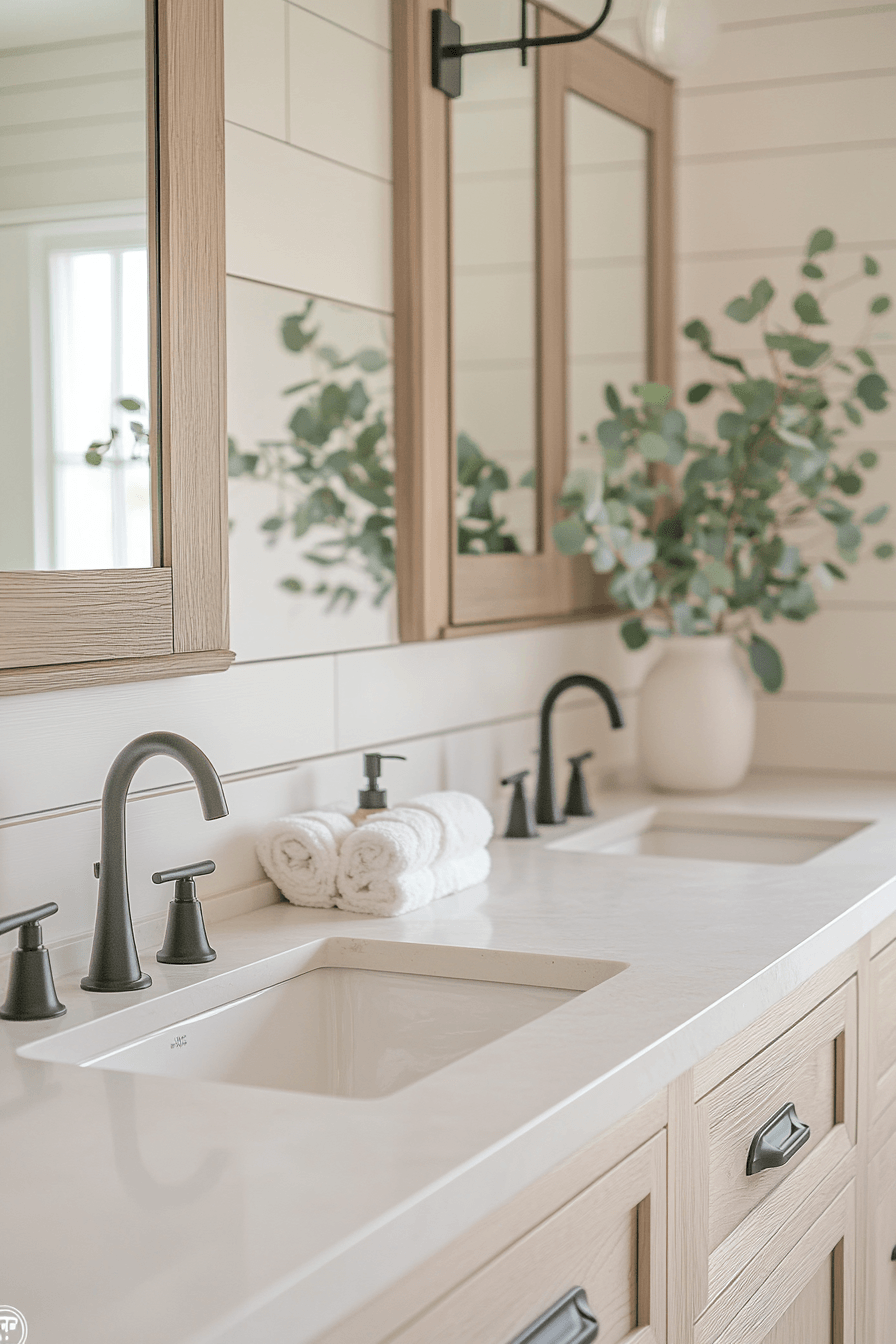 Farmhouse Bathrooms That Balance Rustic With Real Life 3