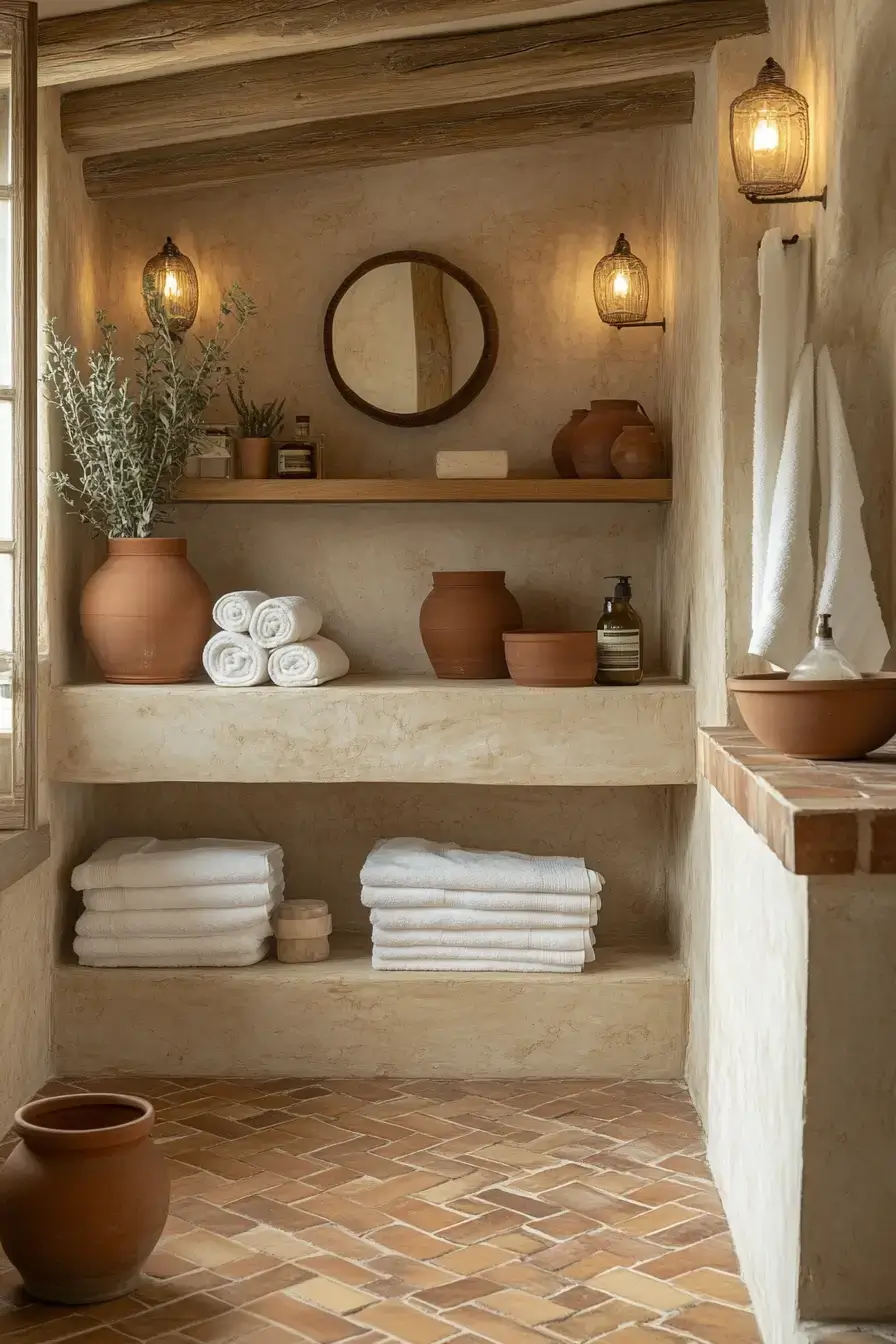 29 Terracotta Bathroom Ideas That Warm Up the Whole House 4