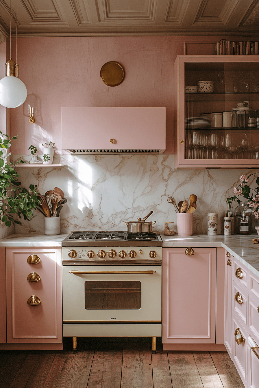 Art Deco Kitchens That Mix Brass Appliances with Real Cooking 4