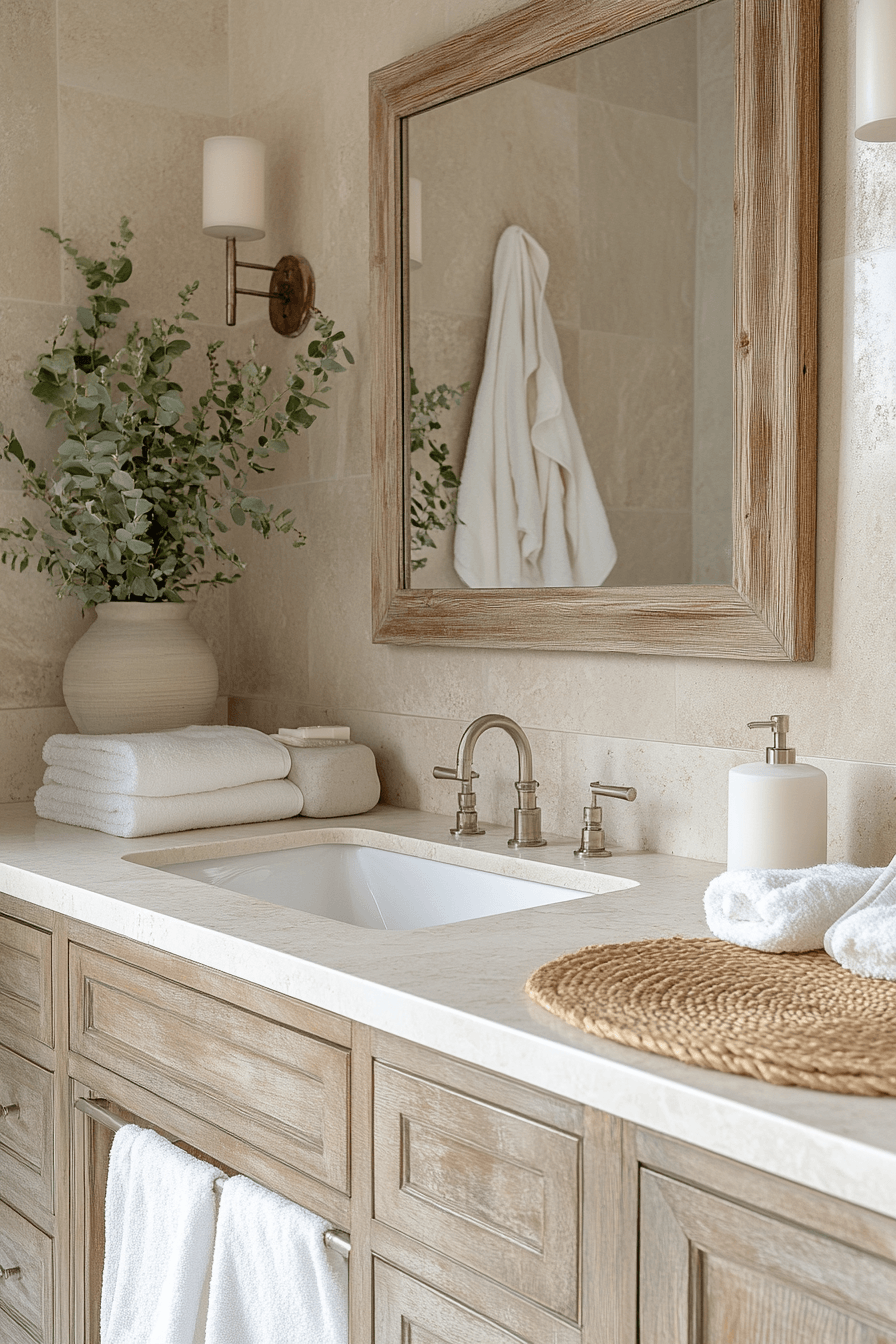 Farmhouse Bathrooms That Balance Rustic With Real Life 4
