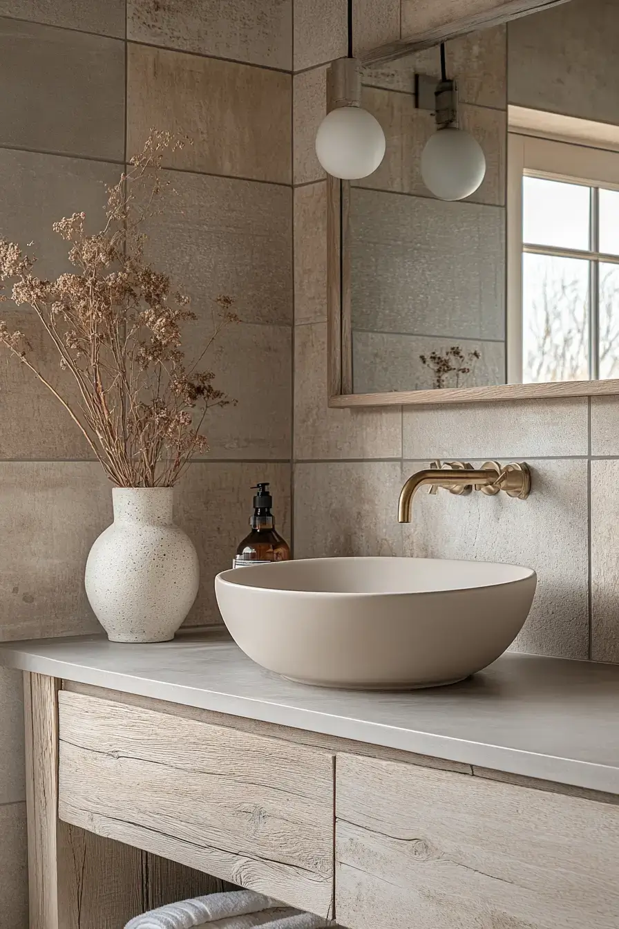 29 Rustic Bathroom Ideas That Feel Like a Cabin Morning 4