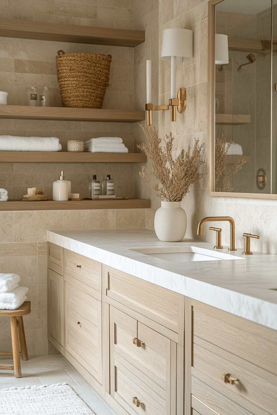 Cozy Bathrooms That Feel Like a Warm Towel Right Out of the Dryer 4