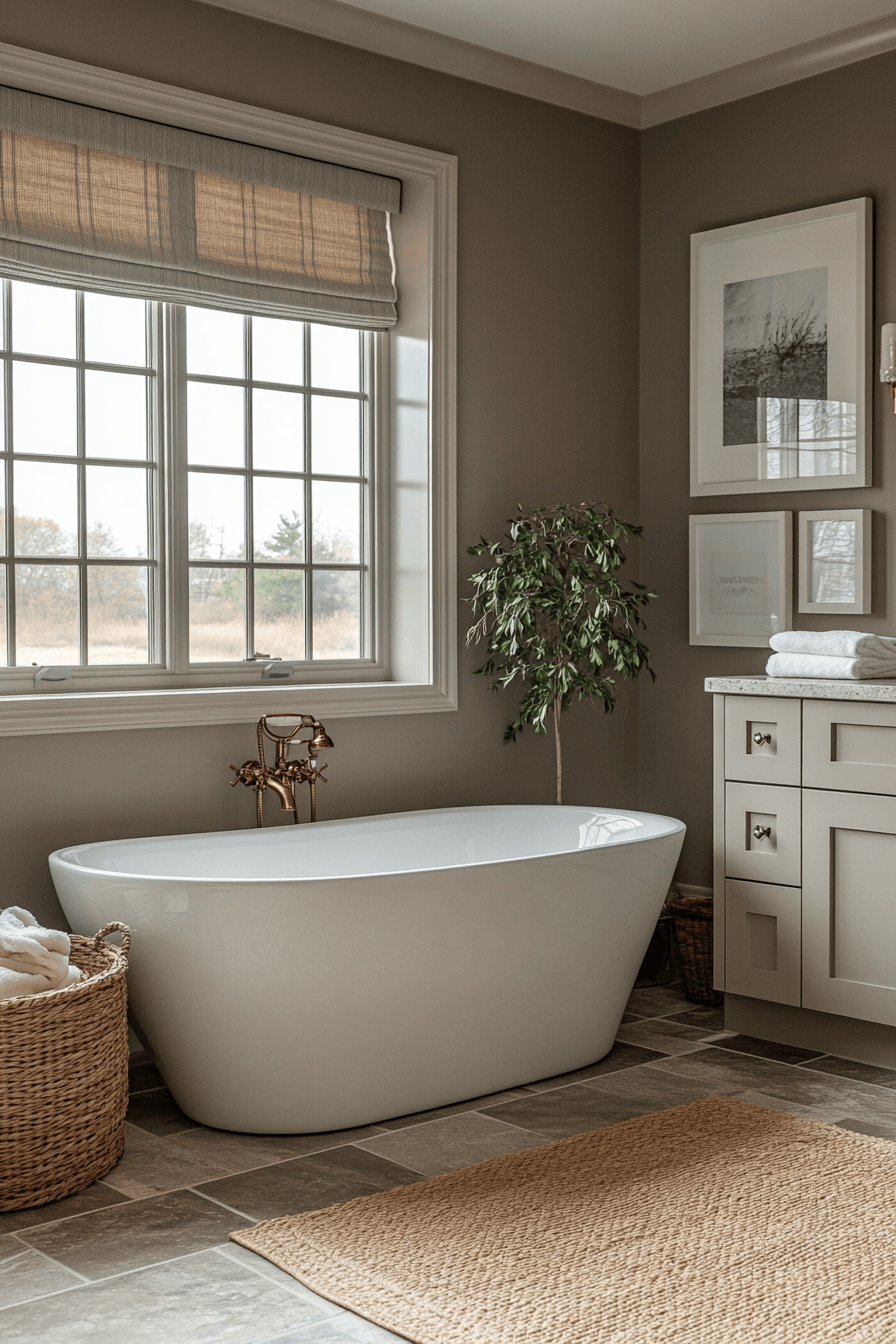 Cozy Bathrooms That Feel Like a Warm Towel Right Out of the Dryer 5