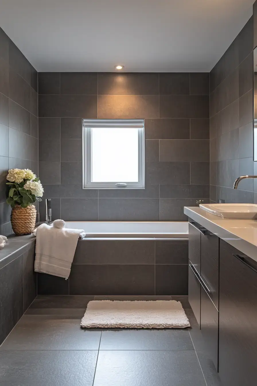 29 Dark Bathroom Ideas That Make the Day Feel Over 5