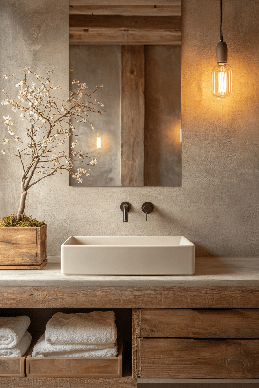 Farmhouse Bathrooms That Balance Rustic With Real Life 5