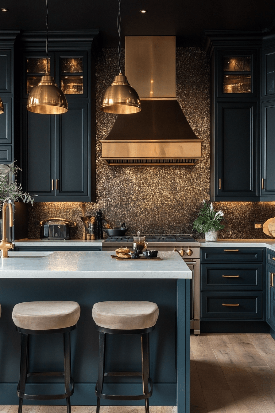 Art Deco Kitchens That Mix Brass Appliances with Real Cooking 6