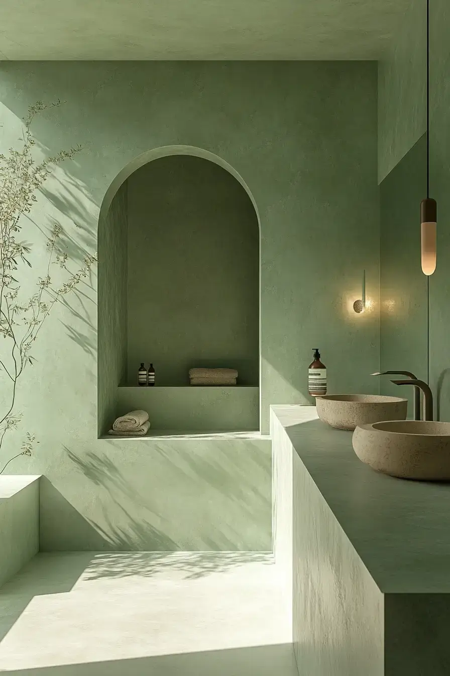 29 Sage Green Bathroom Ideas That Calm the Rush 6