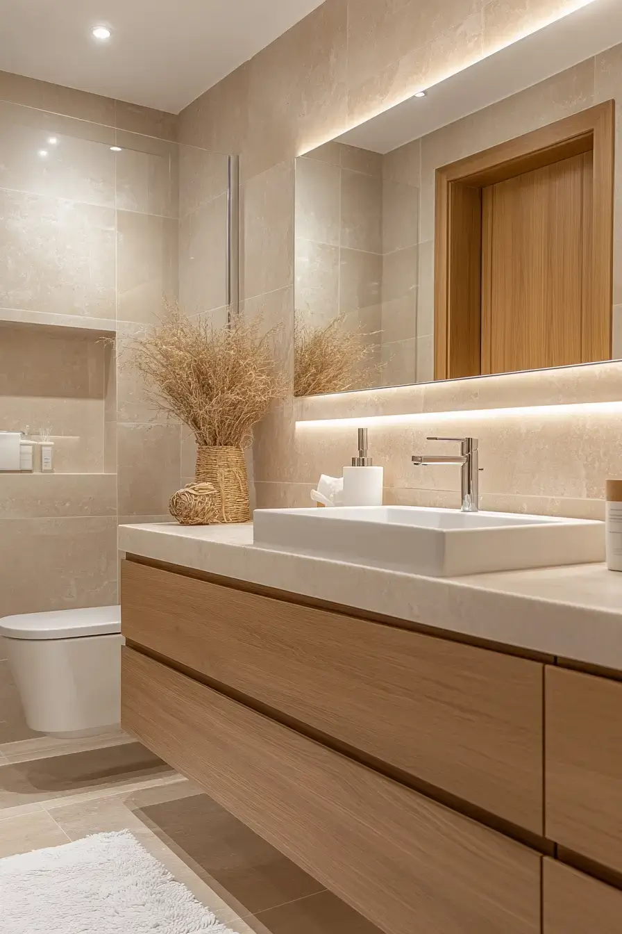29 Apartment Bathroom Ideas That Work With What You Have 7