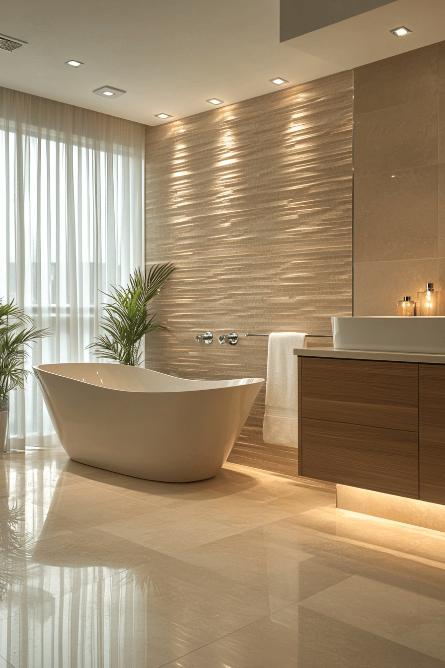 Beige Bathrooms That Feel Warm Without Looking Dated 8