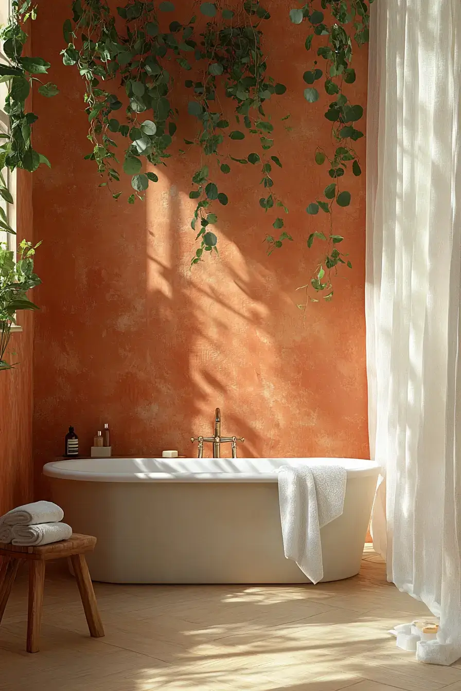 29 Terracotta Bathroom Ideas That Warm Up the Whole House 8