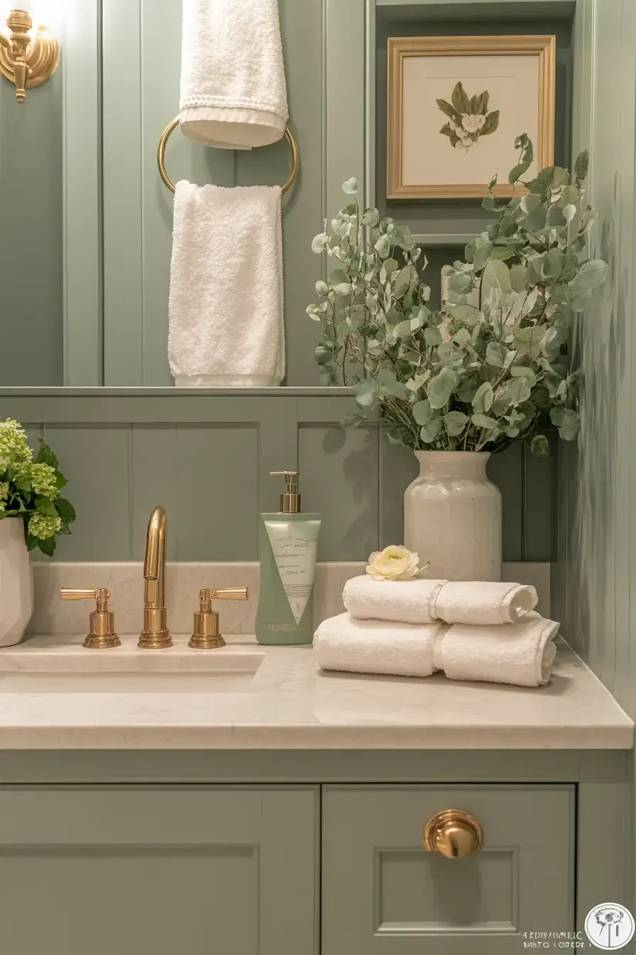29 Sage Green Bathroom Ideas That Calm the Rush 8